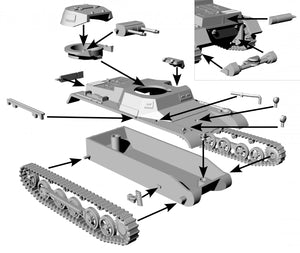 First to Fight PL008- PzKpfw IB 1/72 – immagine 2