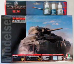 Italeri 74002 SHERMAN - WoT - MODEL SET 1/72 – immagine 2