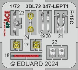 Eduard 3DL72047 F-15C SPACE FINE MOLDS 1/72 – obrázek 2