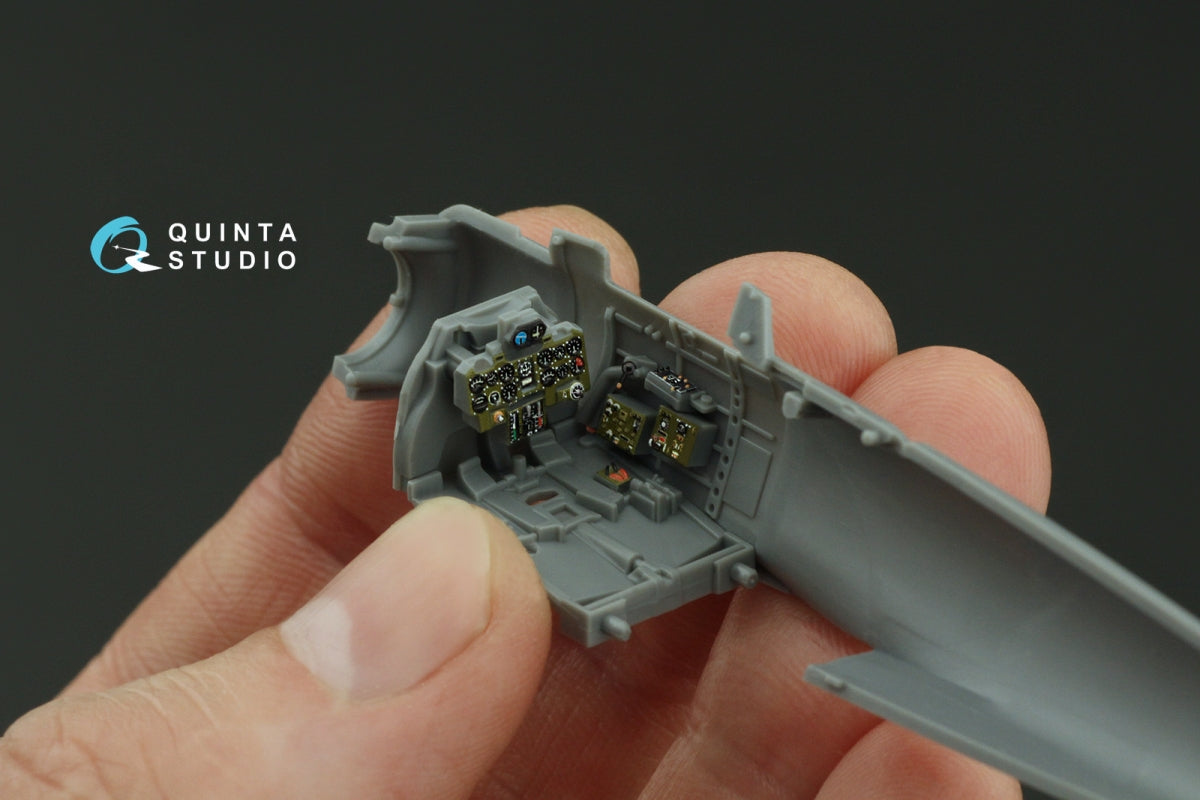 Quinta Studio QD72162 A6M2 Zero (Mitsubishi Prod.) 3D-Printed colored Interior on decal paper (Tamiya) 1/72 – obrázek 10