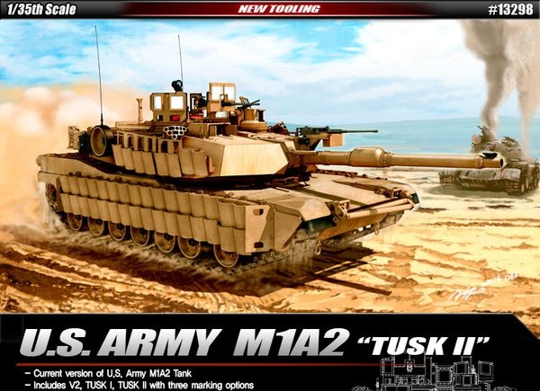 Academy 13298 US Army M1A2 TUSK II 1/35