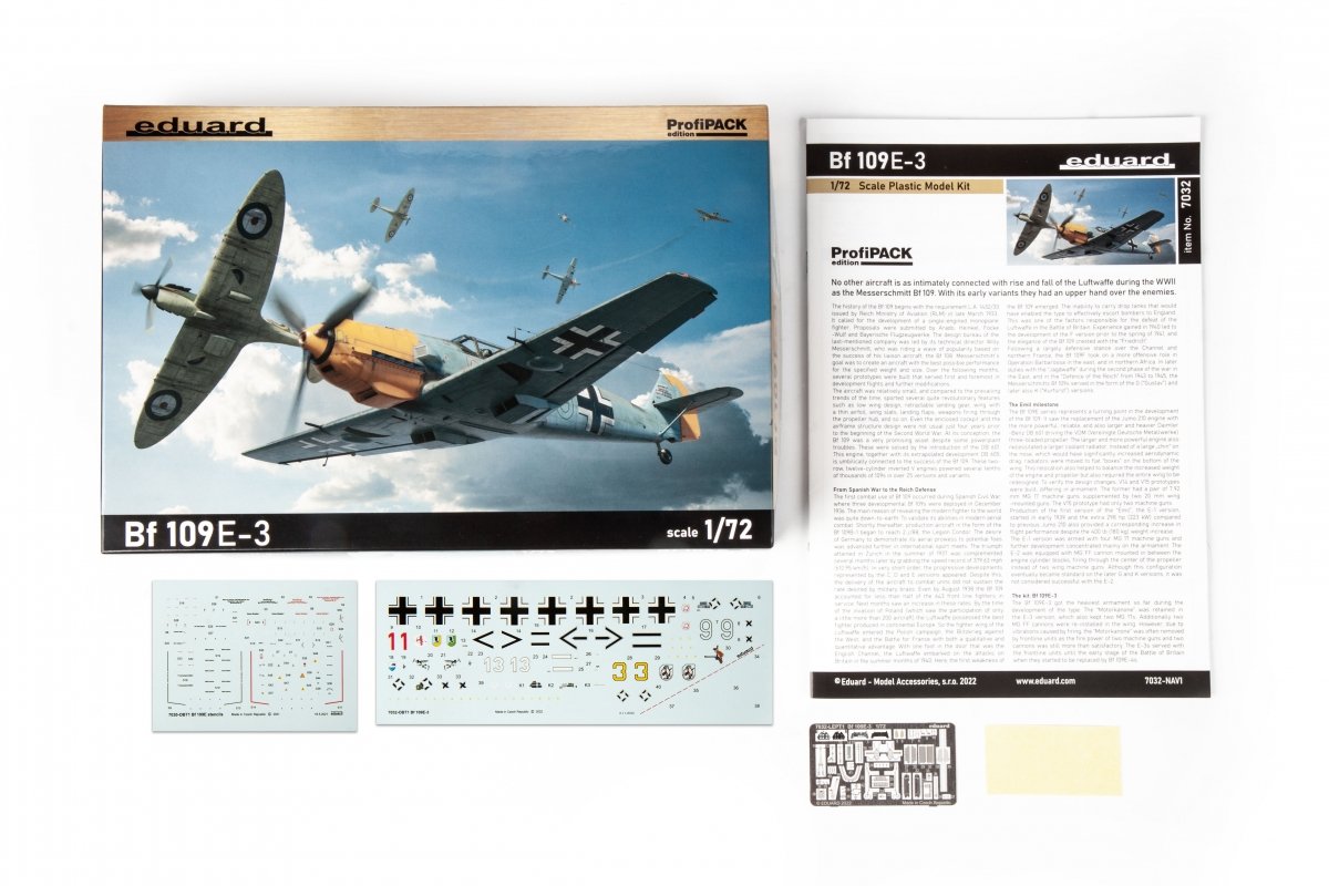 Eduard 7032 Bf 109E-3 ProfiPACK edition 1/72 – image 3