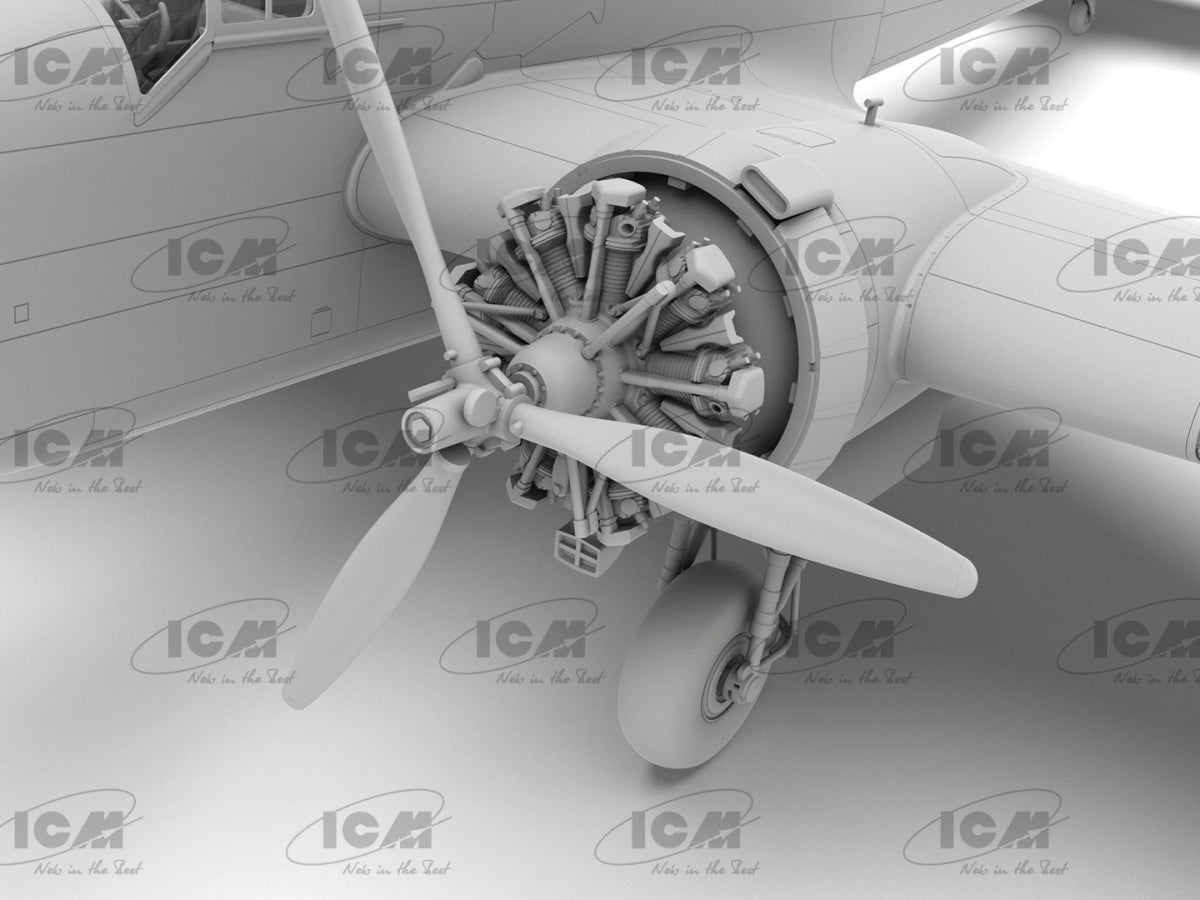 ICM 48352 HP.52 Hampden B.Mk.I WWII British bomber (100% new molds) 1/48