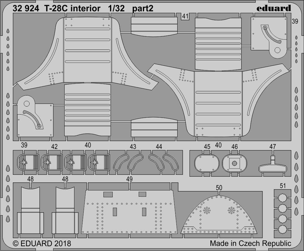 Eduard 32924 T-28C interior KITTY HAWK 1/32 – image 2