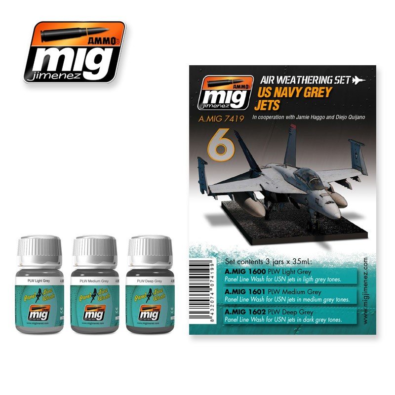 AMMO of Mig Jimenez 7419 US NAVY GRAY JETS