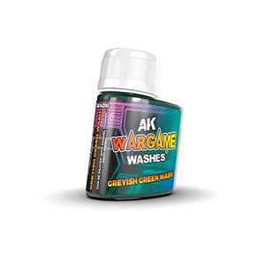 AK Interactive AK14210 GRAYISH GREEN WASH – WARGAME SERIES 35ml