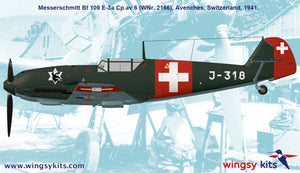 Wingsy Kits D5-12 Swiss Air Force Fighter MESSERSCHMITT Bf 109 E-3a 1/48 – image 21