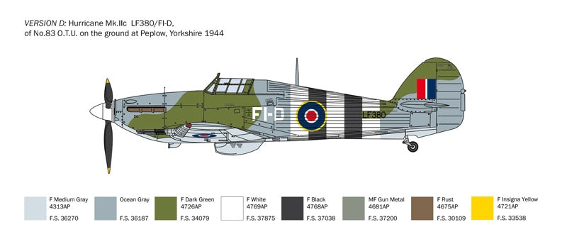 Italeri 2828 Hurricane Mk. IIC 1/48 – obrázek 12