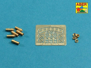 Aber 35A128 Soviet smoke Discharges system for BMP-1 902V “Tucha” with rack 1/35 – obrázek 2