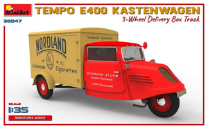 MiniArt 38047 TEMPO E400 KASTENWAGEN 3-WHEEL DELIVERY BOX TRACK 1/35 – image 5