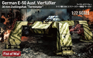 Modelcollect UA72349 Poing de guerre, char d&amp;#39;assaut allemand E50 « Terminator » de la Seconde Guerre mondiale, échelle 1/72