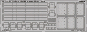 Eduard 36246 IDF Merkava Mk. IIID armor shields 1/35 Meng – obrázek 2