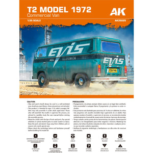 AK Interactive AK35025 T2 MODEL 1972 COMMERCIAL VAN 1/35 – imagen 8