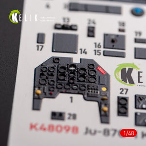KELIK K48098 Ju-87G-1 Kanonenvogel - interior 3D decals for Italeri kit 1/48 – image 2