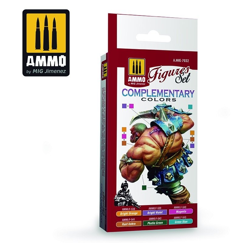 Ammo of Mig 7032 COMPLEMENTARY COLORS. FIGURE SET 6x17 ml – image 2