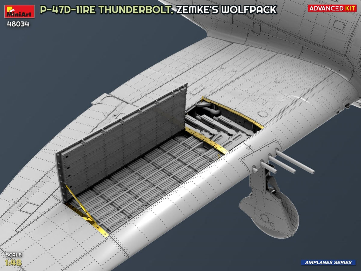 MiniArt 48034 P-47D-11RE Thunderbolt. Zemke&amp;#39;s Wolfpack. Advanced Kit 1/48 – obrázek 9