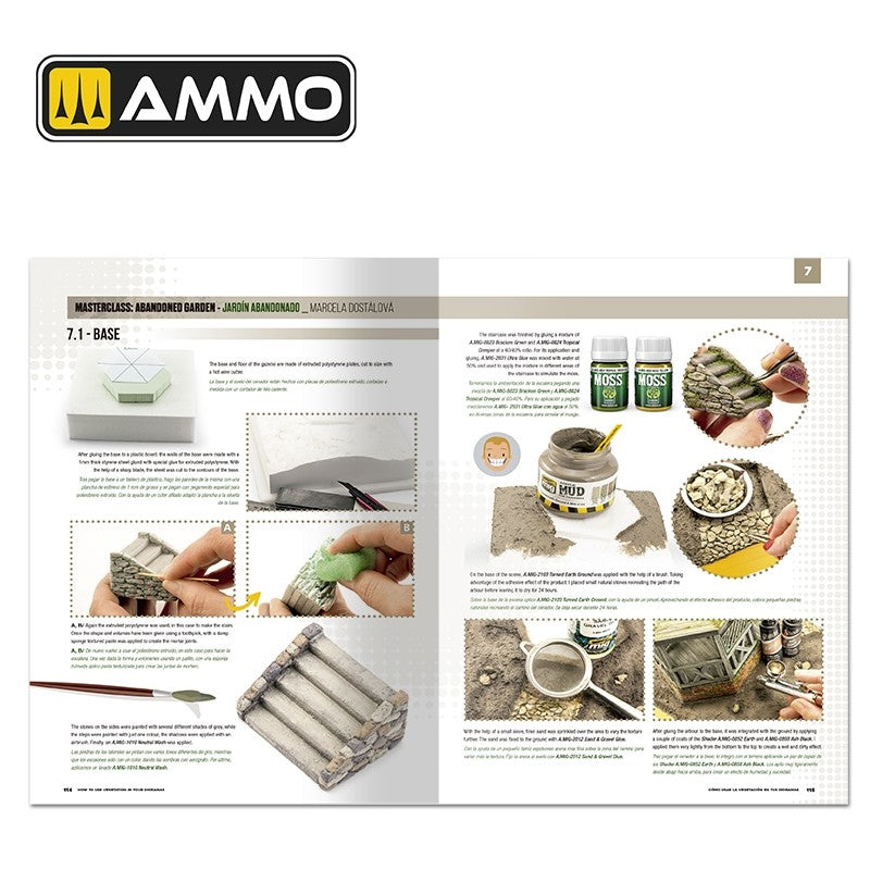AMMO of Mig Jimenez 6254 MODELLING SCHOOL - How to use Vegetation in your Dioramas (Bilingual- English, Spanish) – obrázek 6