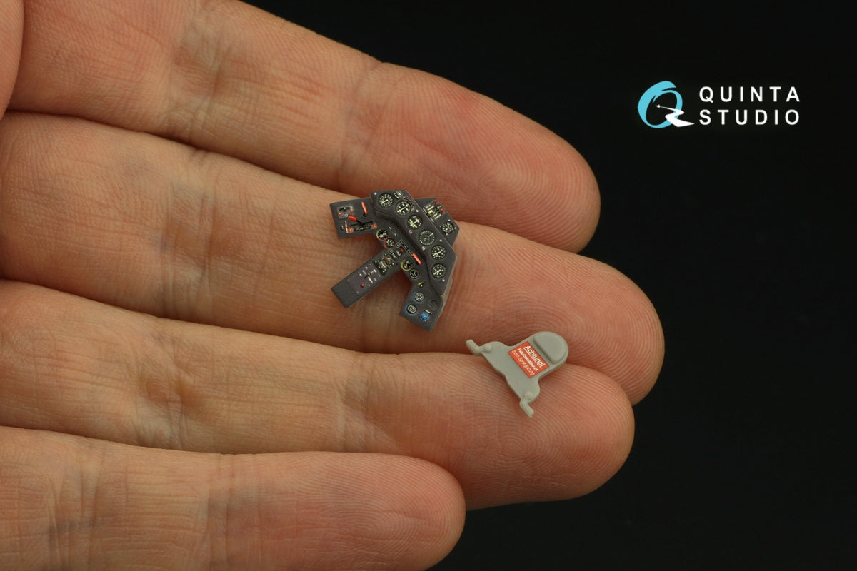 Quinta Studio QD48316 Fw 190A-4 3D-Printed &amp;amp; colored Interior on decal paper (Hasegawa) 1/48 – Bild 7