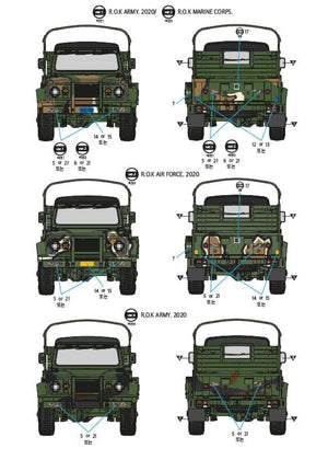 Academy 13551 ROK Army K311A1 1/35 – Bild 8