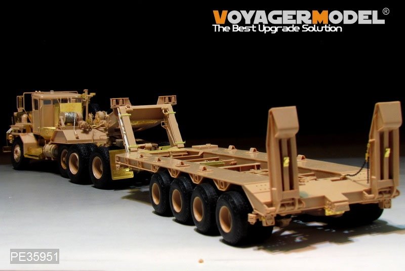 Voyager Model PE35951 Modern US Army M911 C-HET &amp;amp;M747 Heavy Equipment Semi-Trailer For MENG SS-013 1/35 – imagen 5