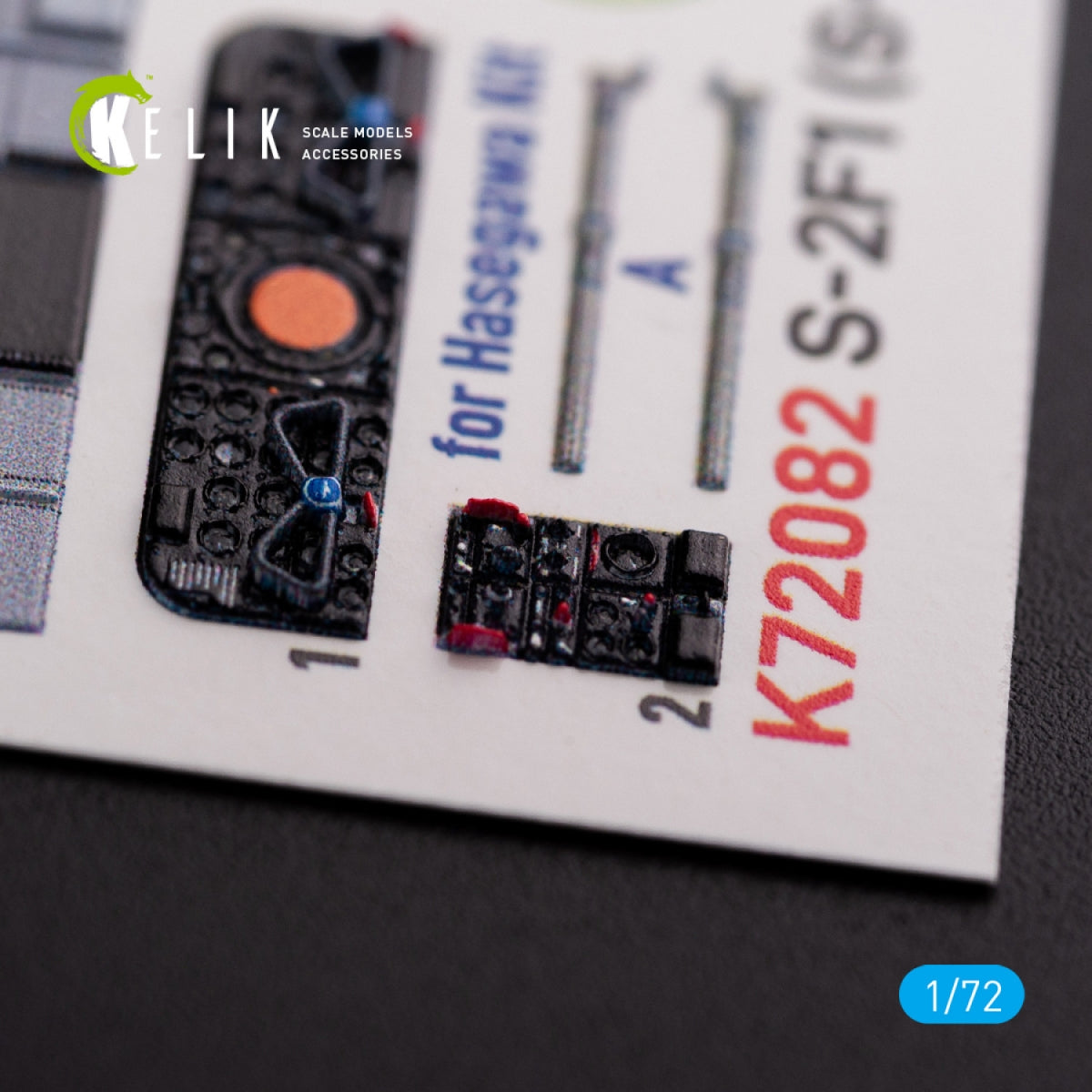 KELIK K72082 S-2A Tracker interior 3D decals for Hasegawa kit 1/72 – image 4