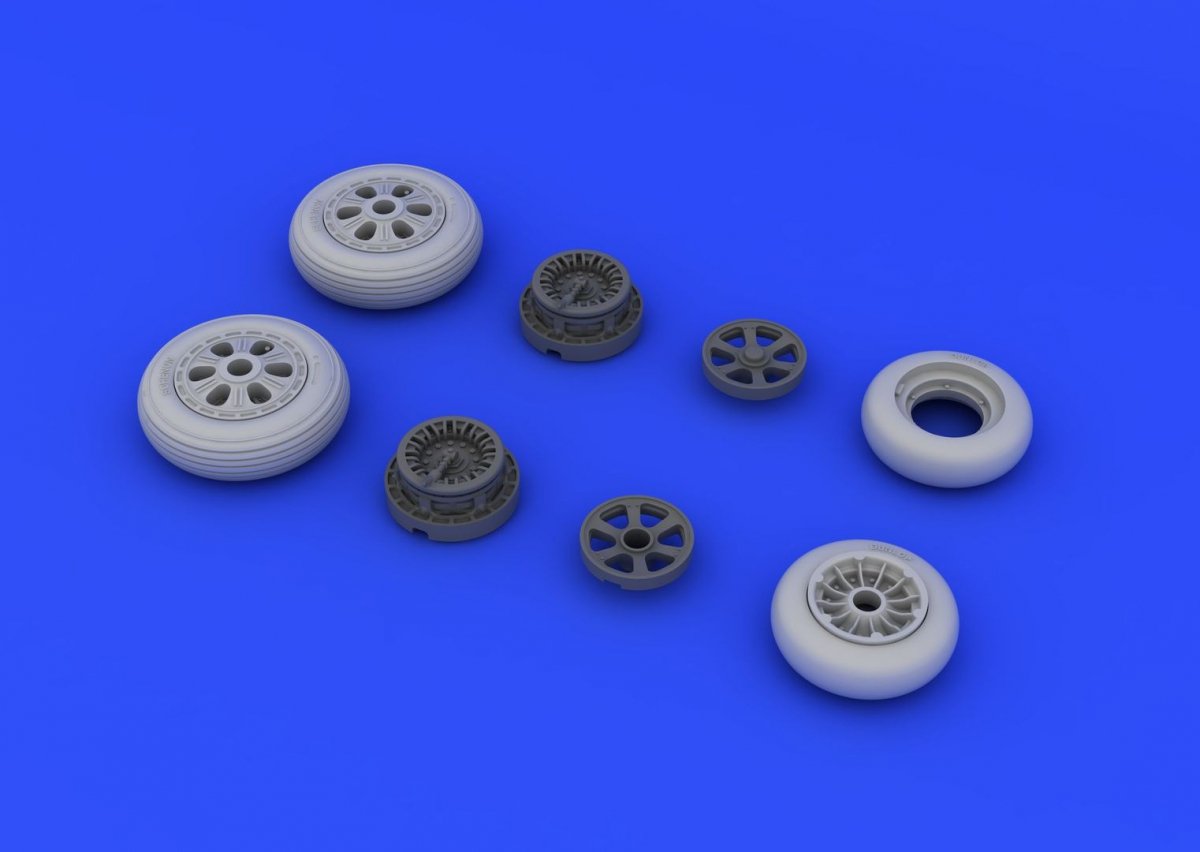Eduard 648235 F-86F wheels 1/48 (HASEGAWA) – Bild 4