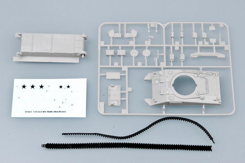 Trumpeter 07223 M4(Mid) TANK 1/72 – obrázek 8