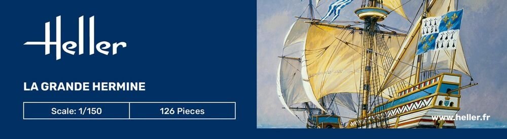Heller 56841 Starter Kit - Le Grand Hermine 1/150 – image 6
