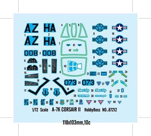 Hobby Boss 87212 A-7K CORSAIR II 1/72 – obrázek 2