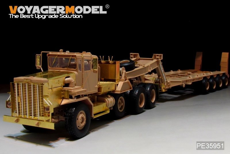 Voyager Model PE35951 Modern US Army M911 C-HET &amp;amp;M747 Heavy Equipment Semi-Trailer For MENG SS-013 1/35 – imagen 2