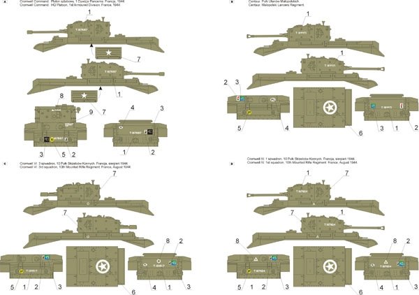 ToRo Model 35D17 - Cromwell &amp;amp; Centaur tanks in Polish service vol.2 1/35 – image 2