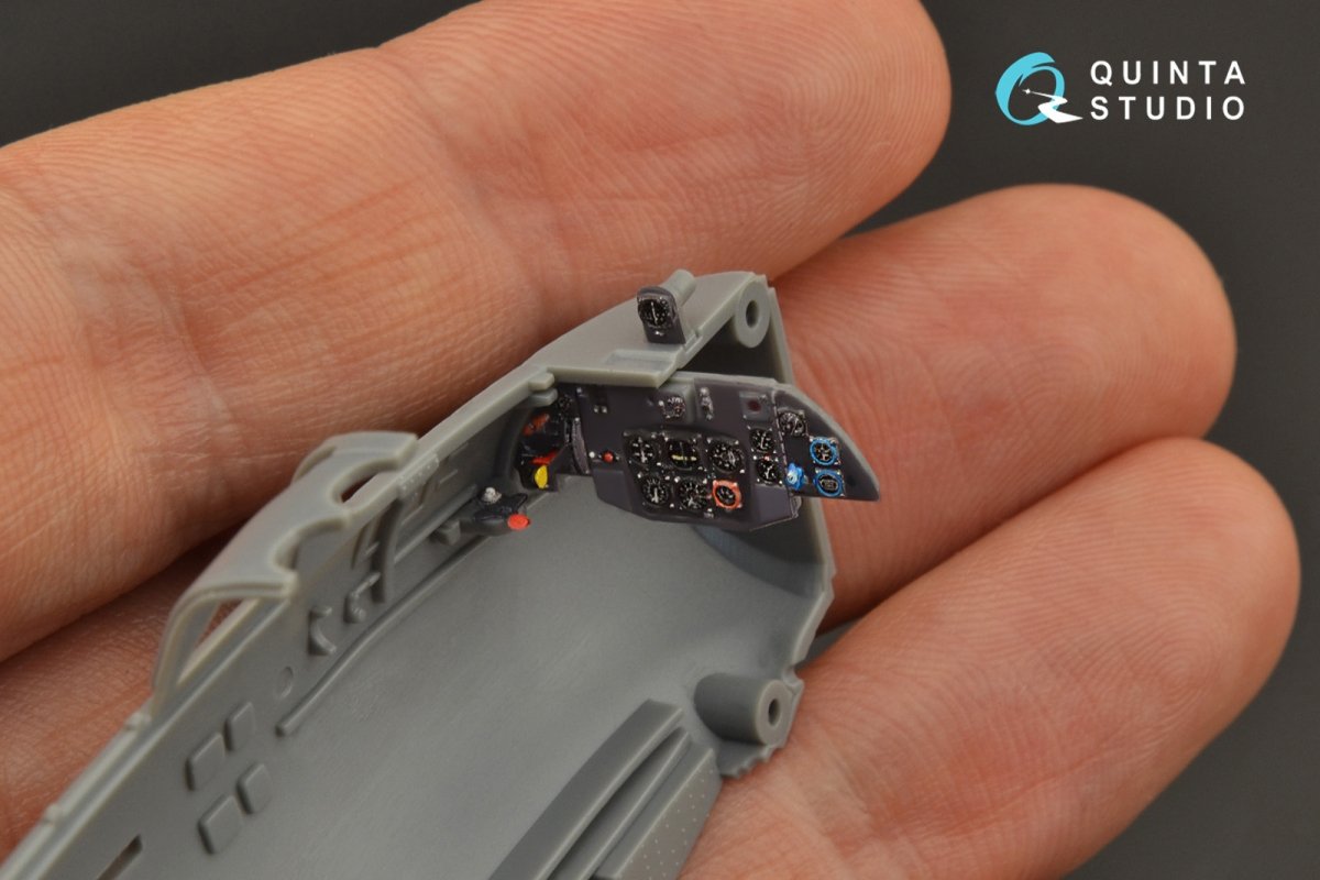 Quinta Studio QD48241 Me 163B 3D-Printed &amp;amp; colored Interior on decal paper (GasPatch models) 1/48 – image 9