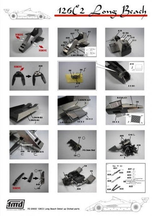 KA Models FE-20002 Ferrari 126C2 Long Beach Super Detail-Up parts set for Fujimi 1/20 – image 6