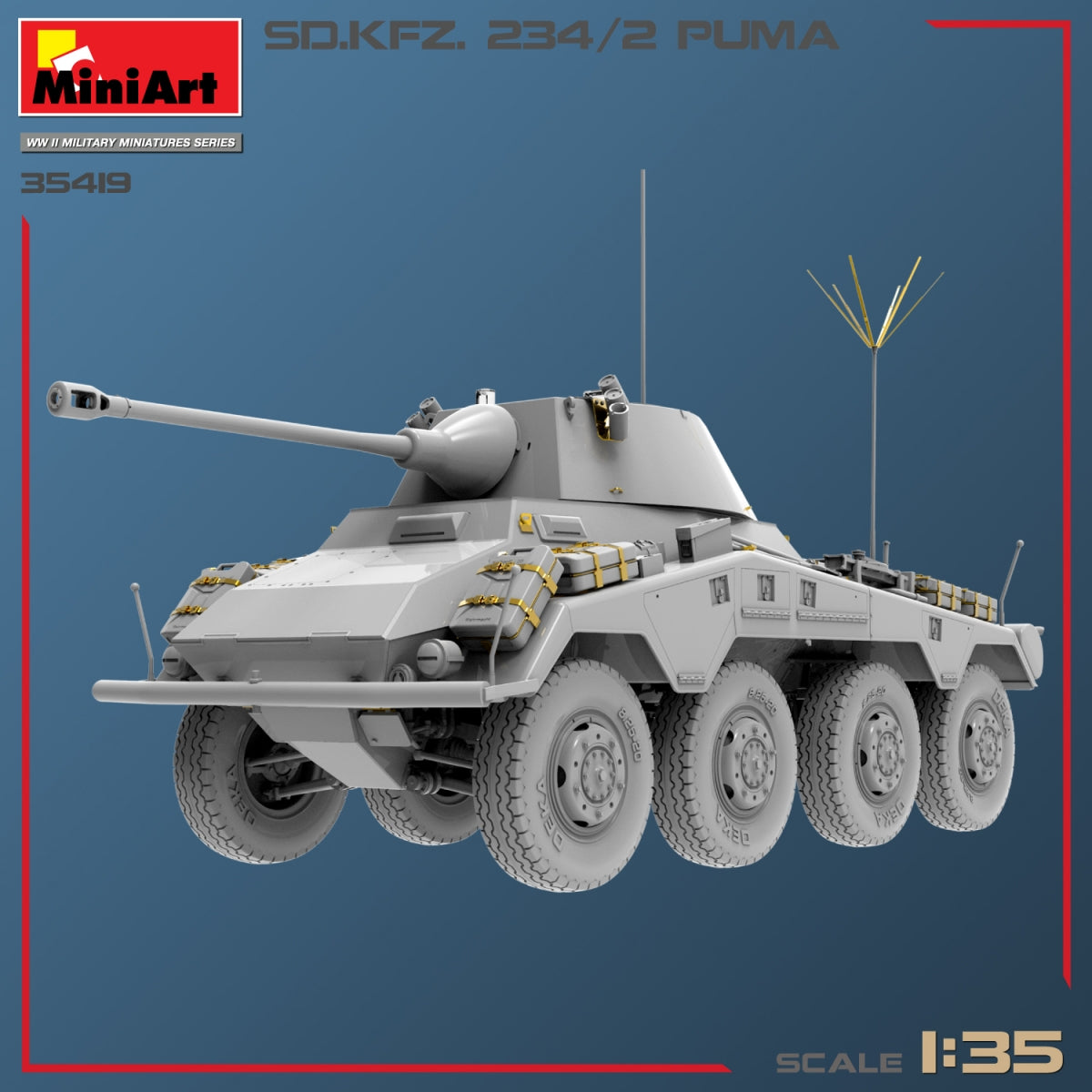 MiniArt 35419 SD.KFZ.234/2 PUMA 1/35 – image 17
