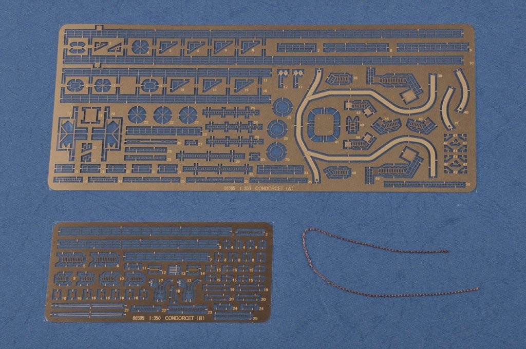 Hobby Boss 86505 French Navy Pre-Dreadnought Battleship Condorcet 1/350 – imagen 7