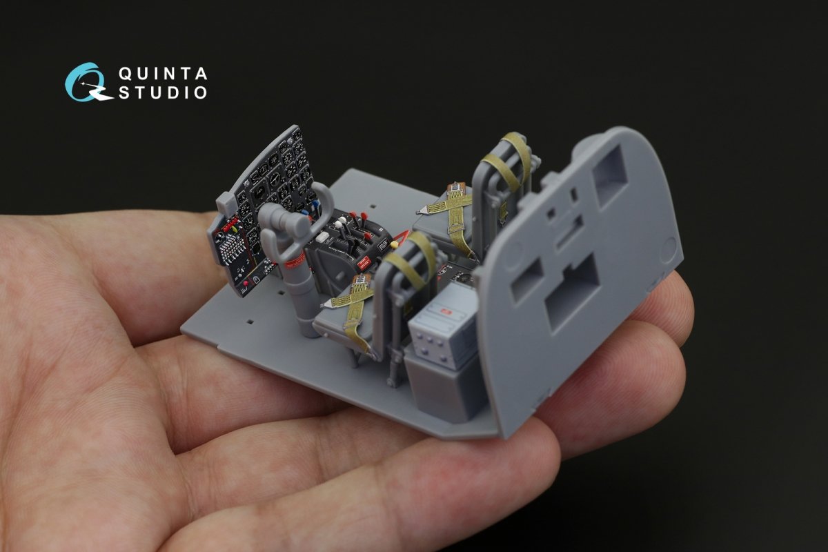 Quinta Studio QD32127 A-26B 3D-Printed &amp;amp; colored Interior on decal paper (Hobby Boss) 1/32 – Bild 9