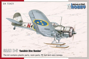 Special Hobby 72421 SAAB B-5 &amp;#39;Swedish Dive Bomber&amp;#39; 1/72