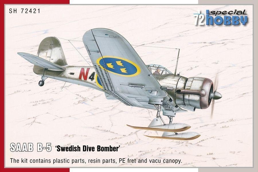 Special Hobby 72421 SAAB B-5 &amp;#39;Swedish Dive Bomber&amp;#39; 1/72