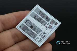 Quinta Studio QDS+48520 Tornado Gr.1 3D-Printed coloured Interior on decal paper (Italeri) (small version) (with 3D-printed resin parts) 1/48 – zdjęcie 3