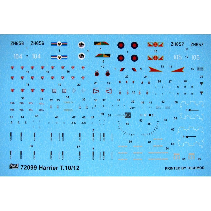 Sword 72099 Harrier T.10/12 1/72 – imagen 4