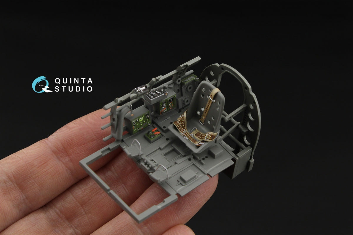 Quinta Studio QD35084 A6M2 Zero (Nakajima Prod.) 3D-Printed &amp;amp; colored Interior on decal paper (Border Model) 1/35 – obrázek 9