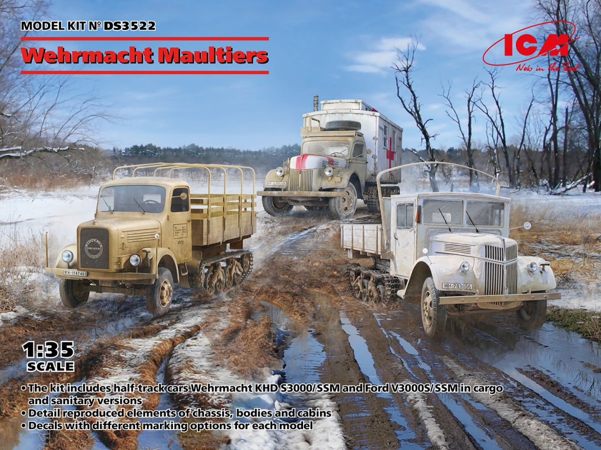 ICM DS3522 Wehrmacht Maultiers 1/35 – immagine 2