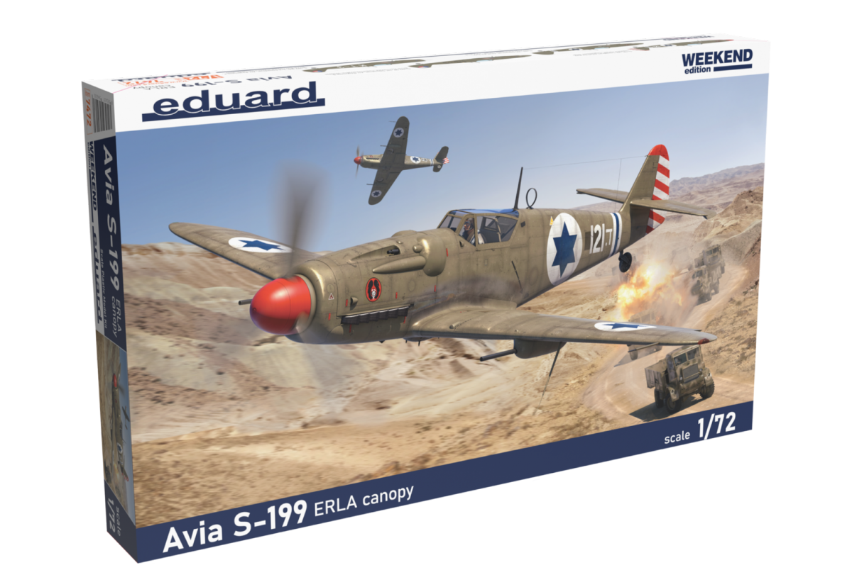 Eduard 7472 Avia S-199 ERLA canopy Weekend edition 1/72 – Bild 2