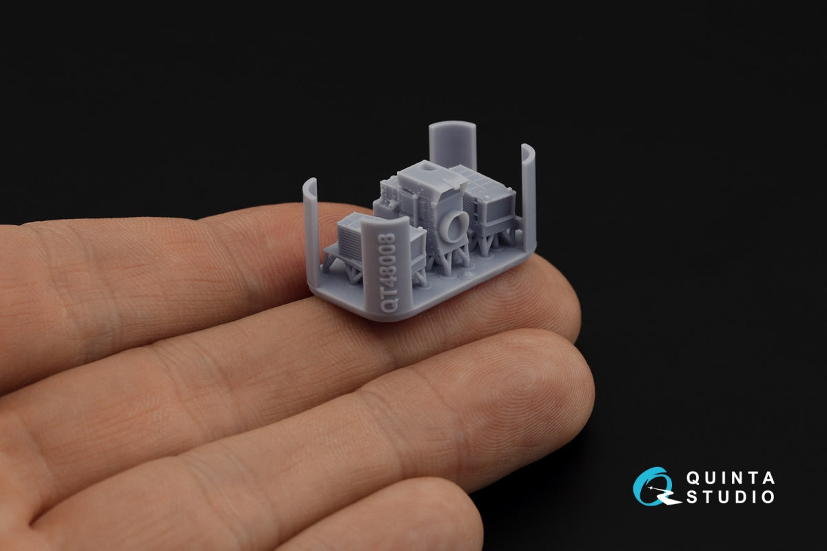 Quinta Studio QDS+48264 Tornado ECR Italian 3D-Printed colored Interior on decal paper (Revell) (small version) (with 3D-printed resin parts) 1/48 – obrázek 7