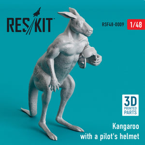 RESKIT RSF48-0009 Kangaroo with a pilot's helmet (3D Printed) 1/48