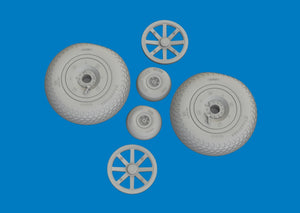Eduard 6481058 P-40E wheels cross tread Eduard 1/48 – obrázek 4