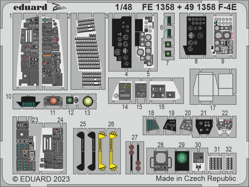 Eduard BIG49382 F-4E Meng 1/48 – Bild 6