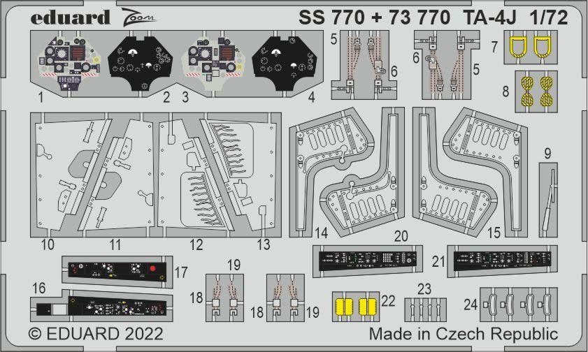 Eduard SS770 TA-4J 1/72 FUJIMI / HOBBY 2000 1/72