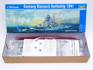 Trumpeter 05711 Germany Bismarck Battleship 1941 1/700 – obrázek 10