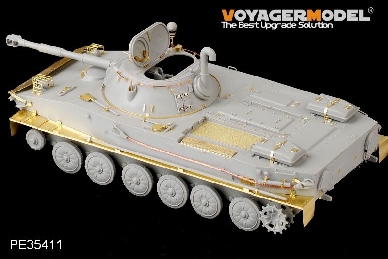 Maquette Voyager PE35411 Char amphibie russe PT-76B de la Seconde Guerre mondiale pour Trumpeter 00381 1/35 – image 10